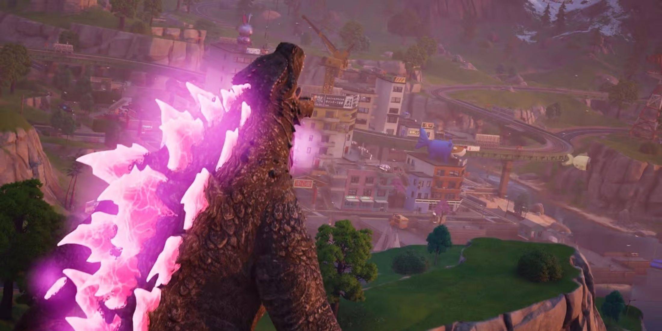 Godzilla mythische Fähigkeiten haben früh in Fortnite durchgesickert