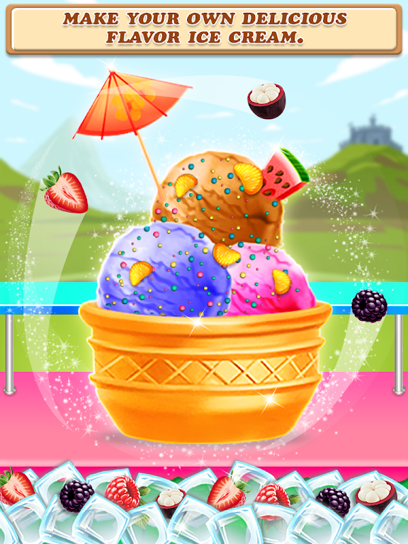 Street Ice Cream Shop Game Ảnh chụp màn hình 4