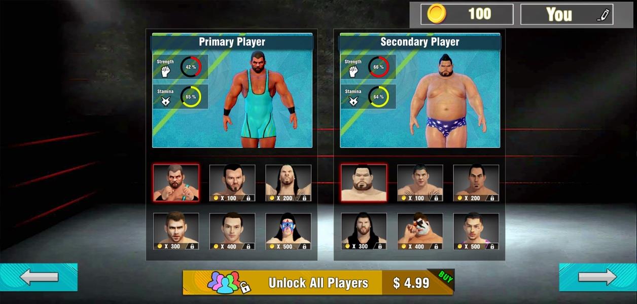 Tag Team Wrestling Games: Mega Cage Ring Fighting Screenshot 3