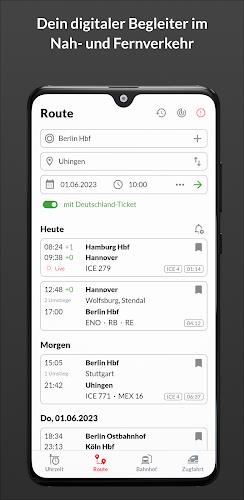 Bahn: Fahrplan & Live Tracking Zrzut ekranu 1