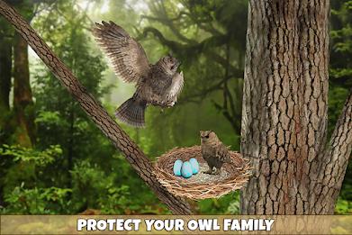 Owl Bird Simulator Birds Game Schermafbeelding 4