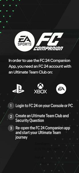 EA SPORTS™ FC 24 Companion應用截圖第1張