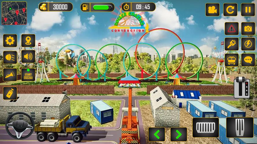 Roller Coaster Builder Game Скриншот 2