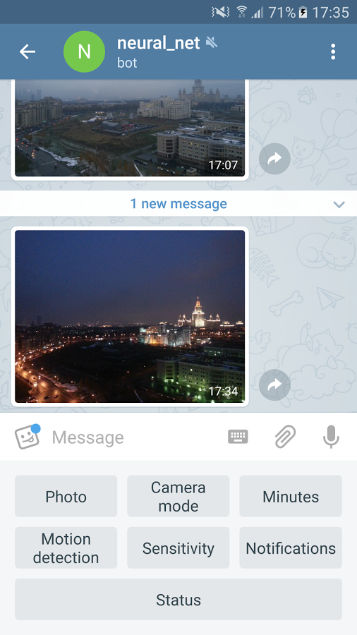 Telephoto - CCTV via Telegram ภาพหน้าจอ 1