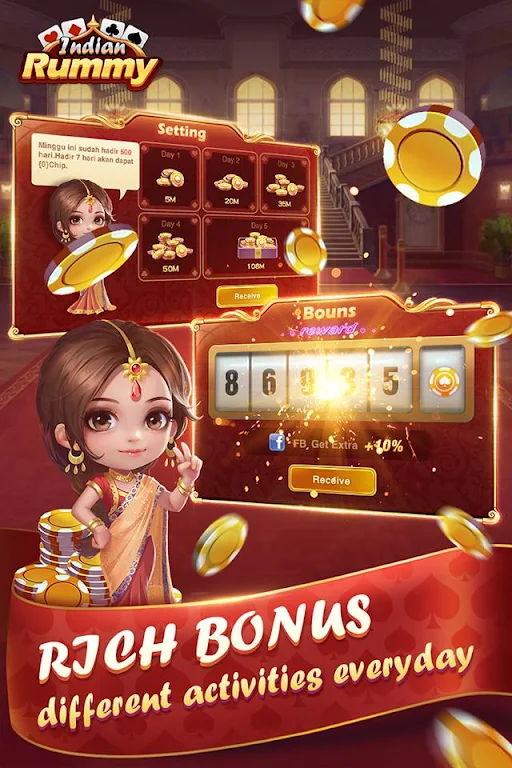 Indian Rummy-free card game online スクリーンショット 4