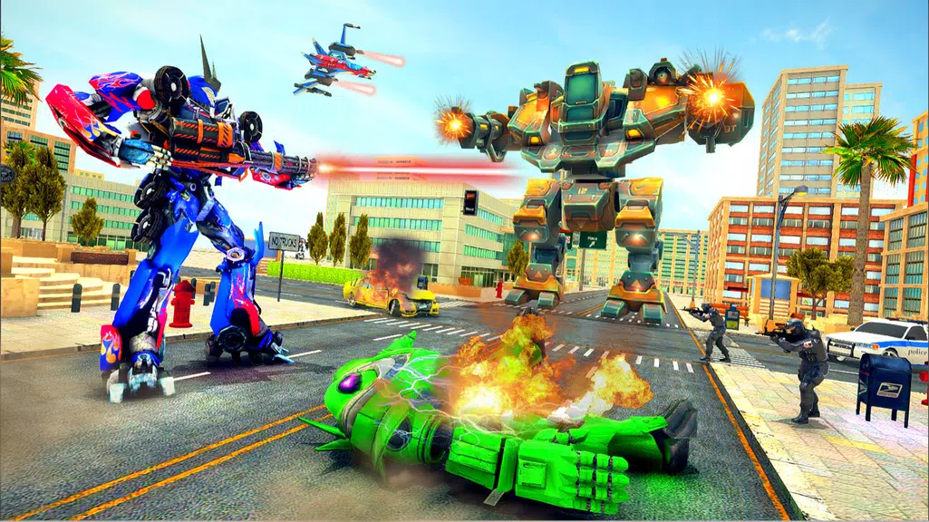 Truck Robot Transform Game ဖန်သားပြင်ဓာတ်ပုံ 2