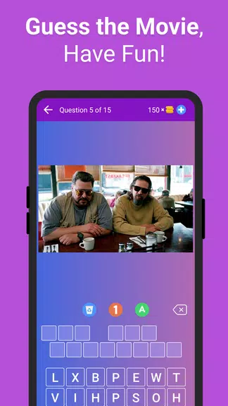 從圖片或海報猜好萊塢或歐洲電影—測驗遊戲應用截圖第1張