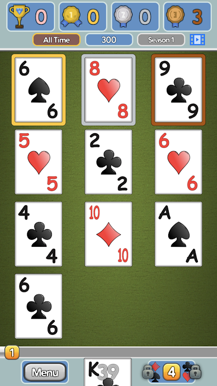 One Stack Solitaire: Free Card Game ภาพหน้าจอ 3