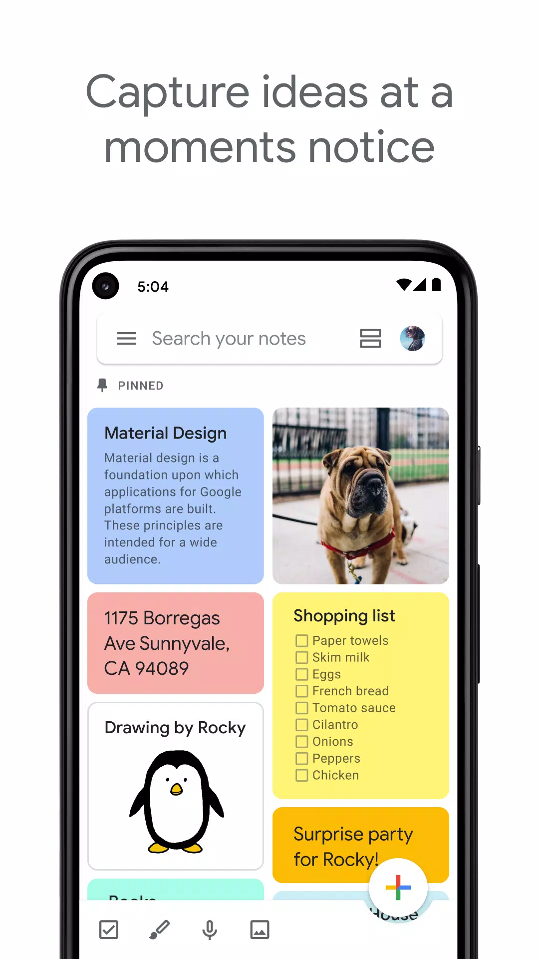 Google Keep – заметки и списки Скриншот 1