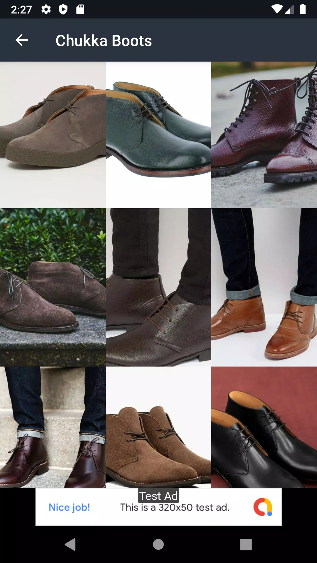 Chukka Boots Ideas Captura de tela 2