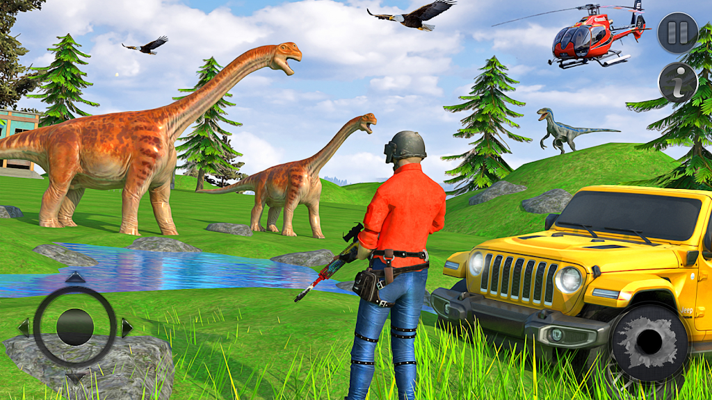 Wild Dino Hunter 3D Gun Games स्क्रीनशॉट 3