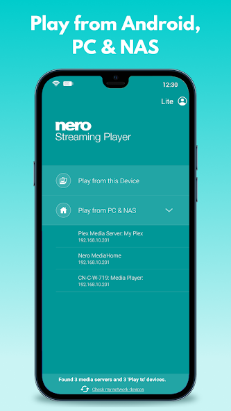 TV Cast: Nero DLNA/UPnP Player Screenshot 2