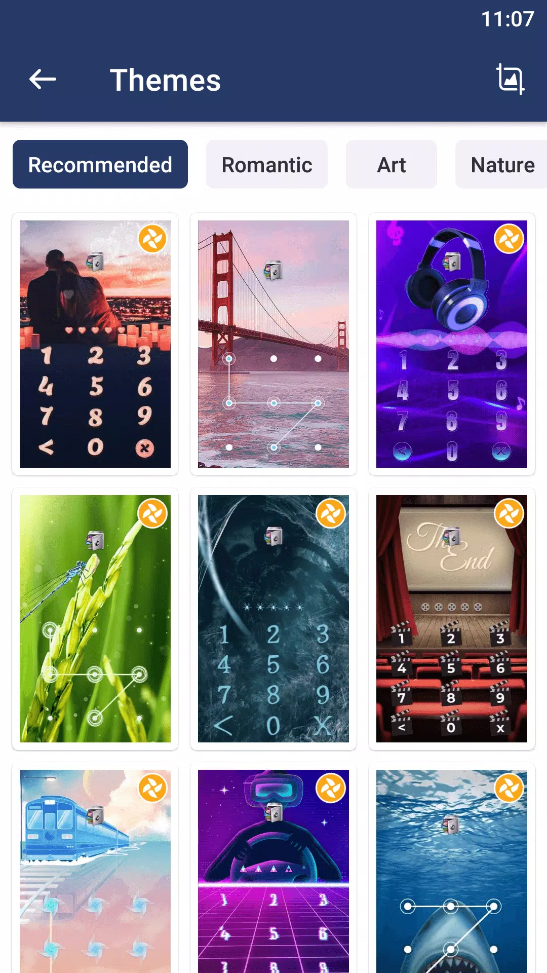 AppLock Live Theme Cinema ภาพหน้าจอ 3