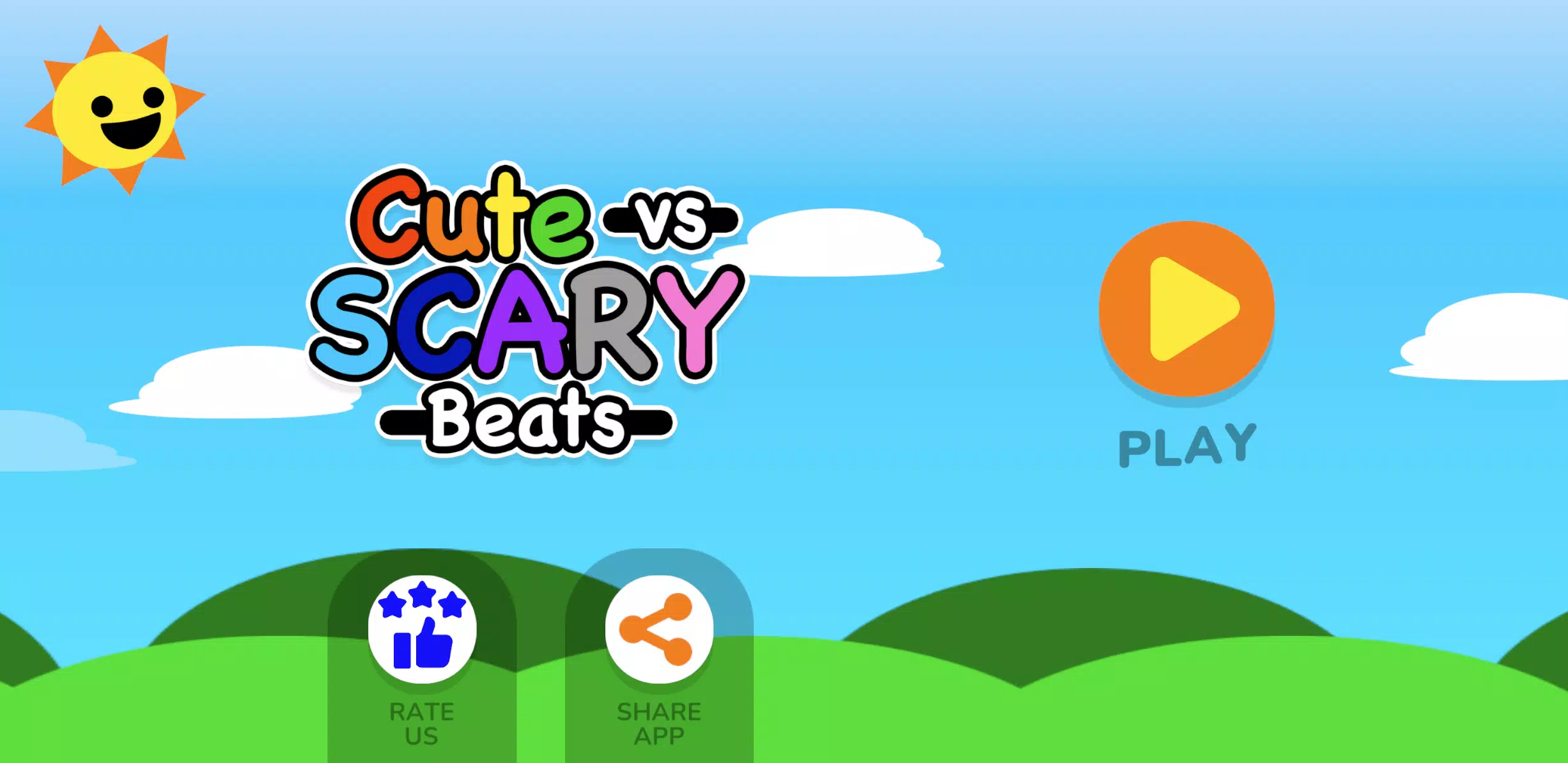 Cute vs Scary Beats Ảnh chụp màn hình 1