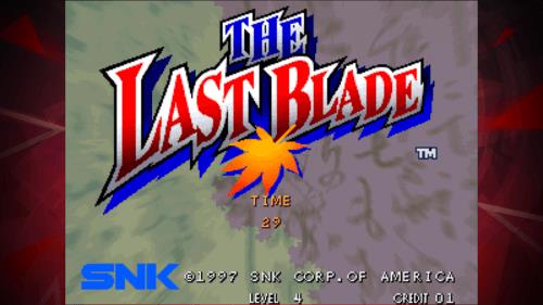 THE LAST BLADE ACA NEOGEO Capture d'écran 1