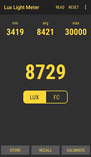 Lux Light Meter Pro Tangkapan skrin 1