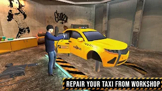 USA Taxi Car Driving: Car Game Ekran Görüntüsü 4