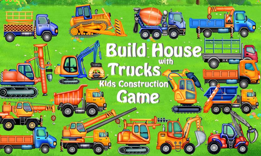 Build Town House with Trucks स्क्रीनशॉट 1