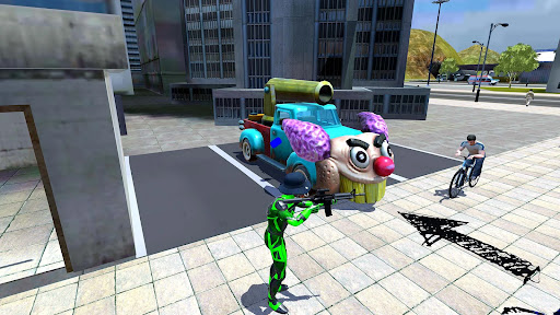 Rope Frog Ninja Hero Car Vegas スクリーンショット 4