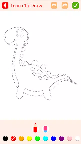 Learn To Draw Animals - Steps Schermafbeelding 1