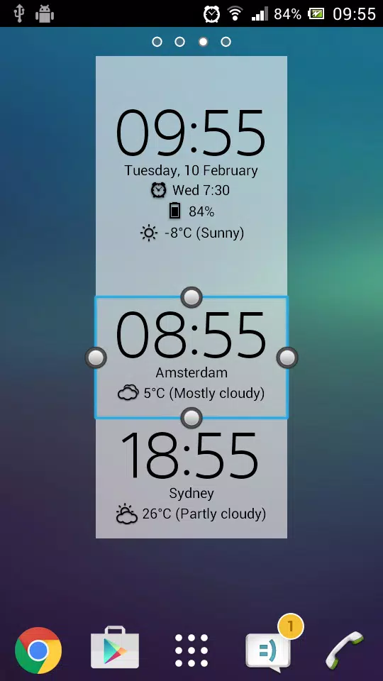 Digital Clock & Weather Widget Ekran Görüntüsü 4
