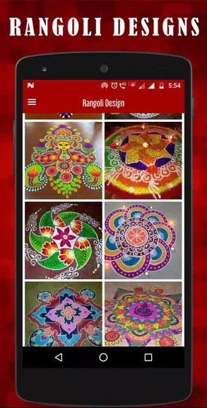 Latest Rangoli designs Captura de pantalla 2