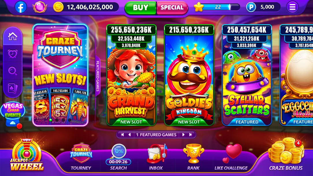 Vegas Craze Casino স্ক্রিনশট 1