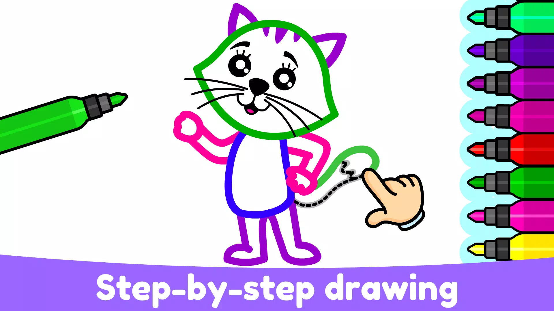 Kids Drawing & Coloring Games应用截图第4张