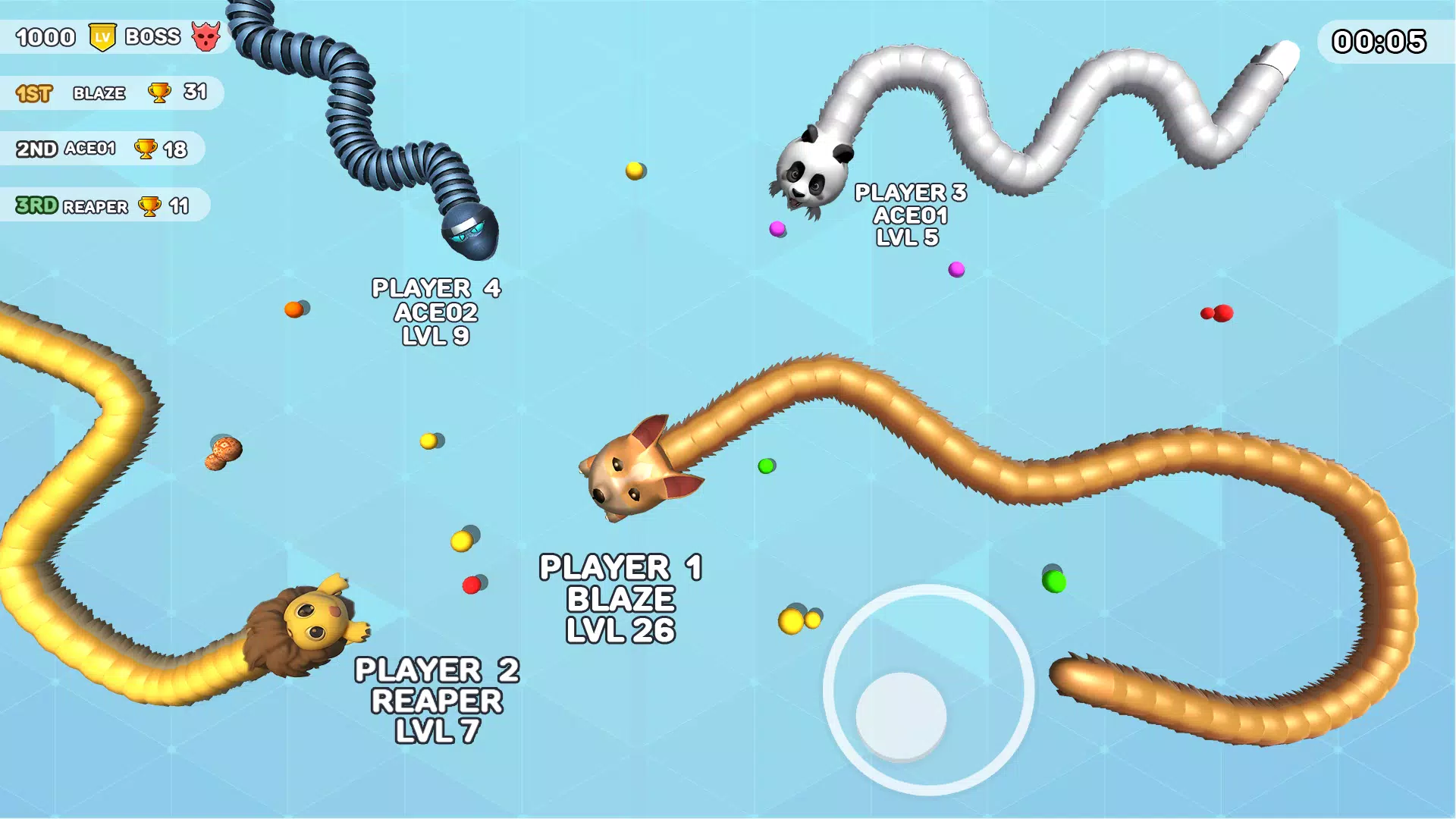 Worms Clash - Snake Games Capture d'écran 4