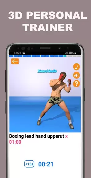 Kickboxing fitness Trainer Zrzut ekranu 4