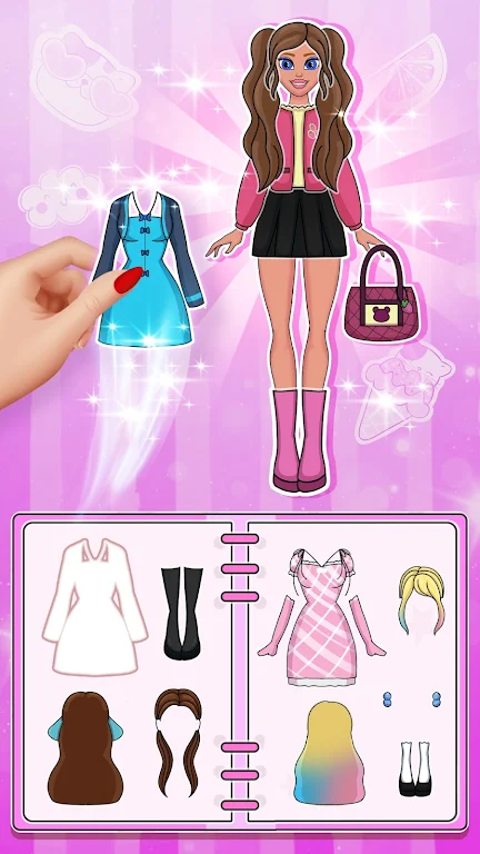 Paper Doll Dairy: Dress Up Screenshot 1