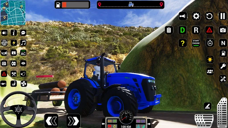 Tractor Trolly Driving Games Скриншот 1