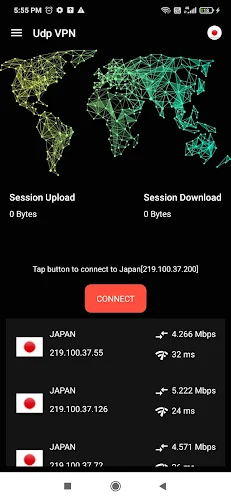 Udp VPN スクリーンショット 2