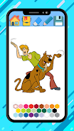 Scooby coloring doo cartoon ga स्क्रीनशॉट 4