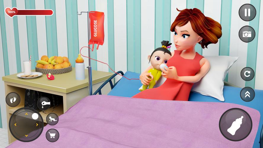Single Mom Virtual Mother Sim应用截图第1张