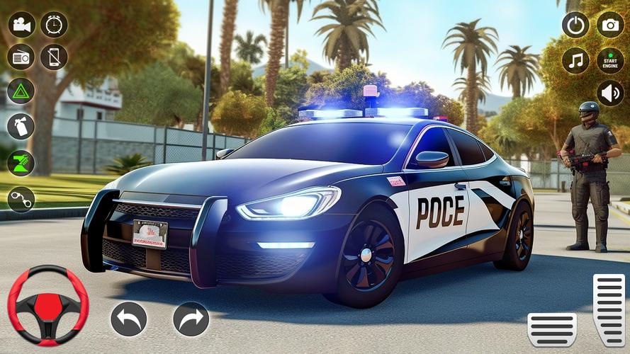 Cop Car Parking: Driving Games Capture d'écran 3