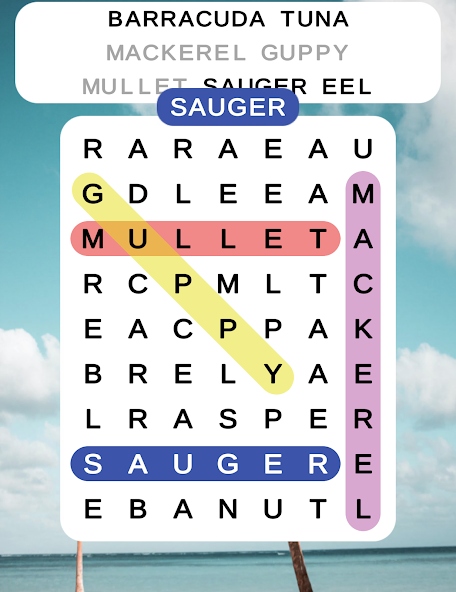 Word Search - Puzzle Game Mod Capture d'écran 3