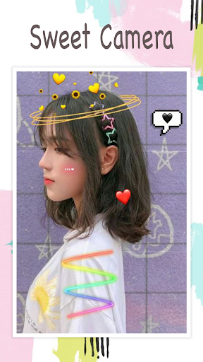 Live face sticker sweet camera Zrzut ekranu 3