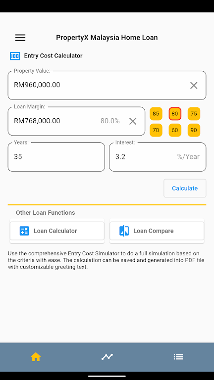 PropertyX Malaysia Home Loan Schermafbeelding 1