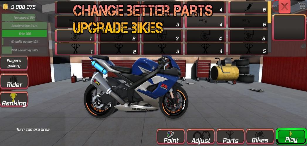 Drag Bikes 3 Captura de pantalla 2