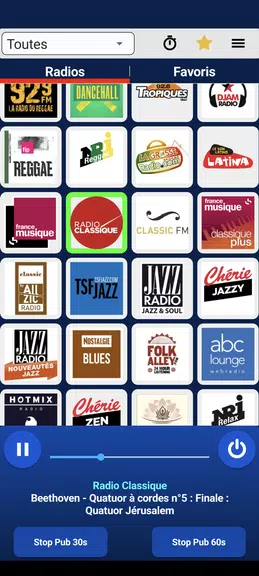 Radios Françaises Ekran Görüntüsü 2