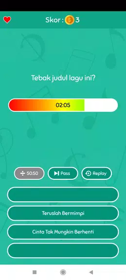 Game Tebak Lagu स्क्रीनशॉट 3