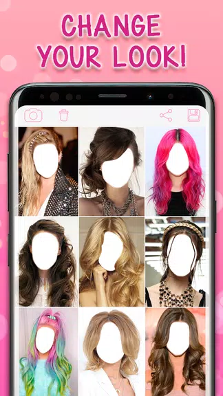 Long Hairstyles Photo Zrzut ekranu 1