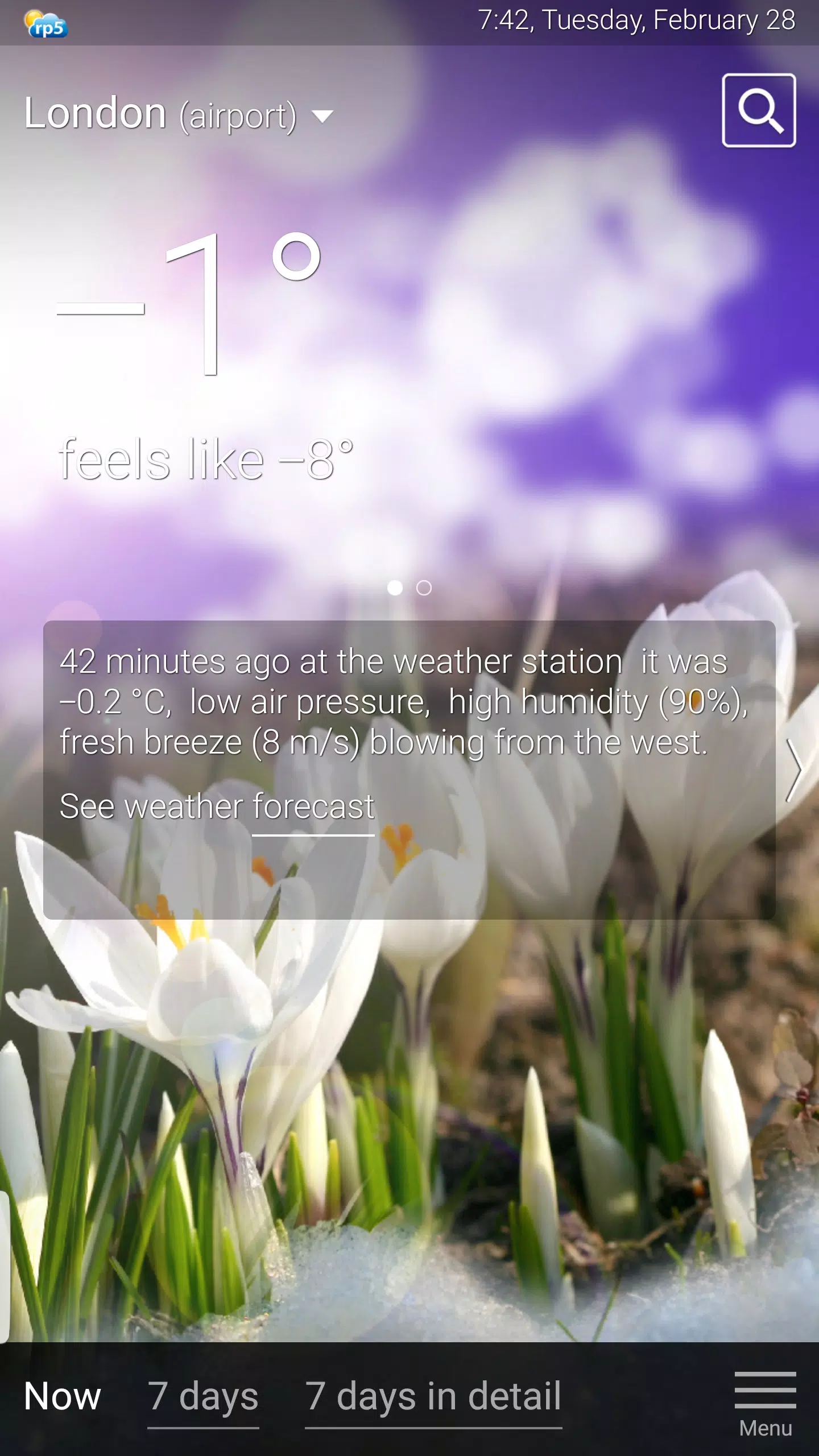 Weather rp5 (2023) Captura de pantalla 1