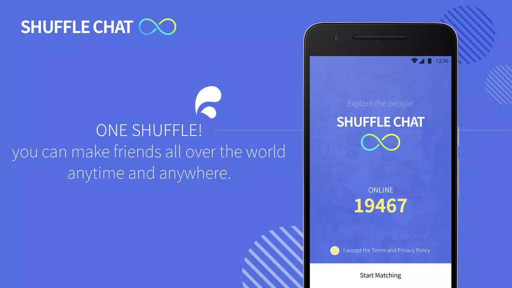 Shuffle Chat - Chat with global friends Ảnh chụp màn hình 2