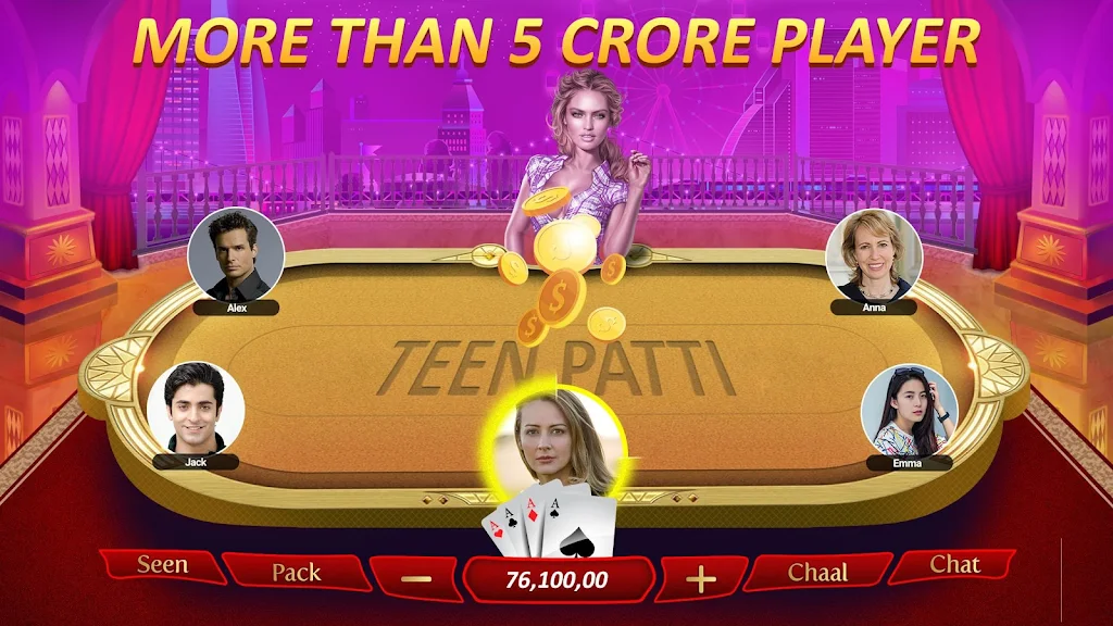 Schermata Teen Patti Gold + flash rummy poker callbreak 2