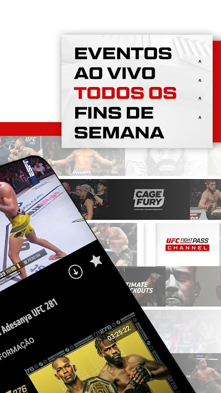 UFC Fight Pass - MMA ao vivo Ảnh chụp màn hình 2