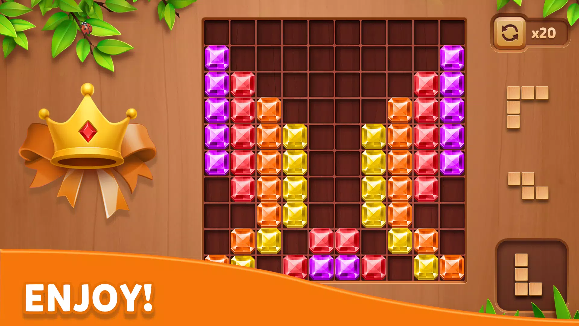 Cube Block - Woody Puzzle Game ဖန်သားပြင်ဓာတ်ပုံ 4