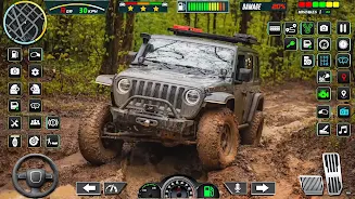 Schermata Offroad Mud Jeep Simulator 3d 1