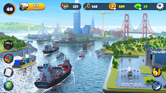 Port City: Ship Tycoon 2023 Captura de tela 4